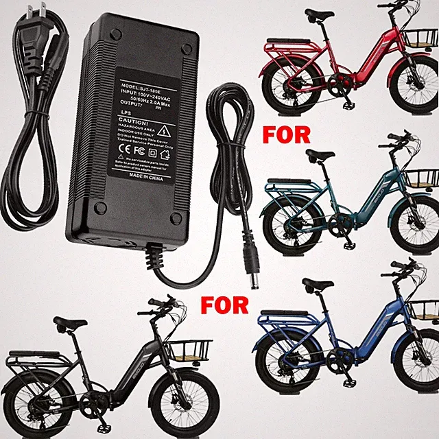 AC Adapter Charger For Emojo Bobcat Pro Ebike 48V Lithium Battery Power Supply